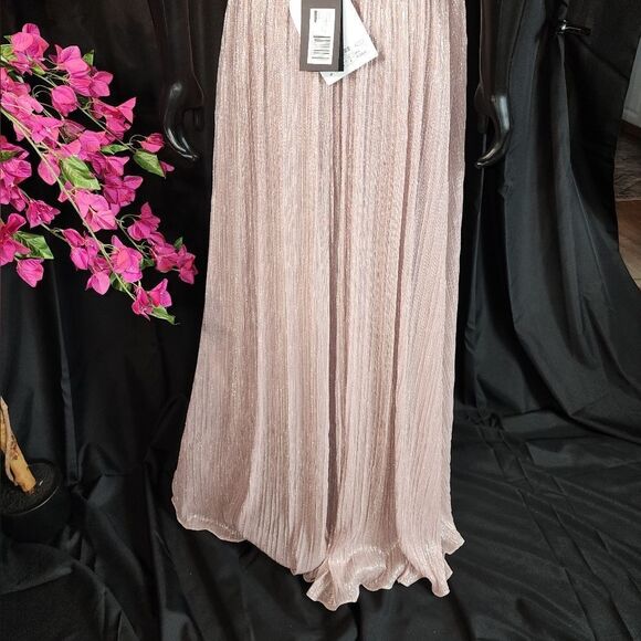 NWT Halston Adler Shimmer Jersey Gown SZ 4 - Picture 14 of 16